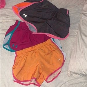 Girls shorts bundle!! Nike and under amor